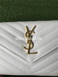 YSL Saint Laurent Shoulder Bag White