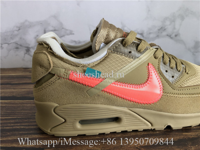 Off-White x Nike Air Max 90 Desert Ore