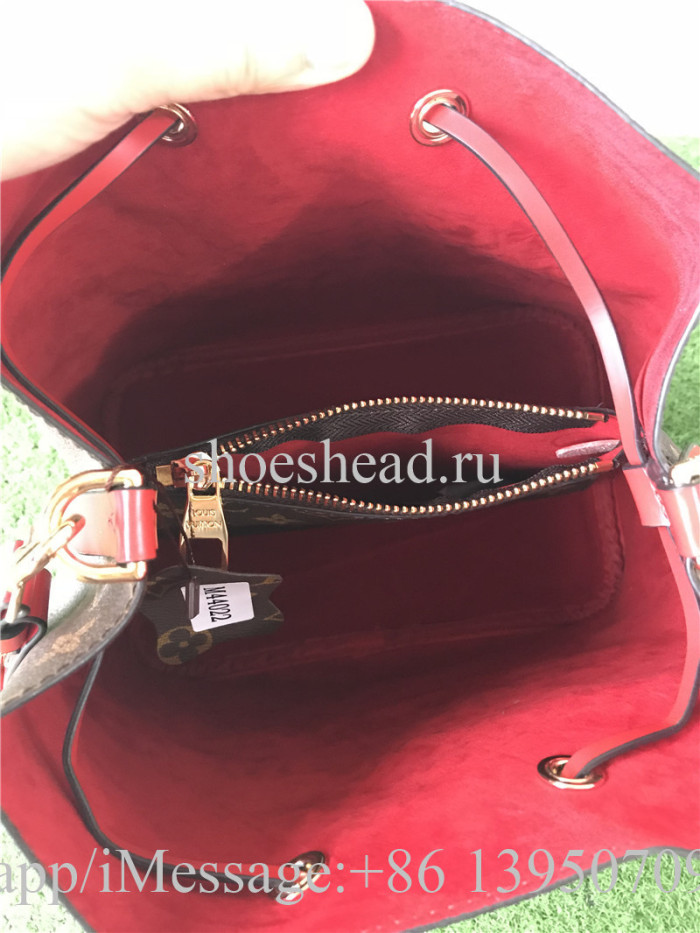 Louis Vuitton Neonoe Bag Coquelicot Brow Red