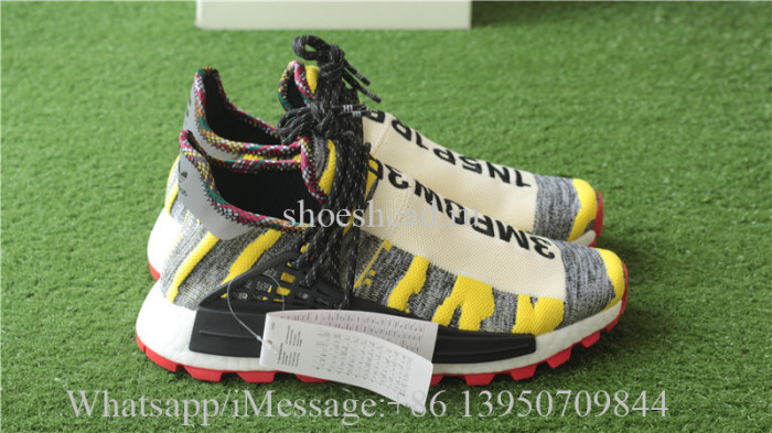 PW X Adidas Afro NMD Hu Solar Pack Core Black Red