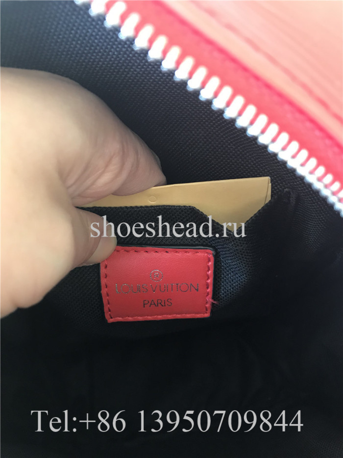 Supreme x Louis Vuitton Red Shoulder Bag L25cm x W18cm