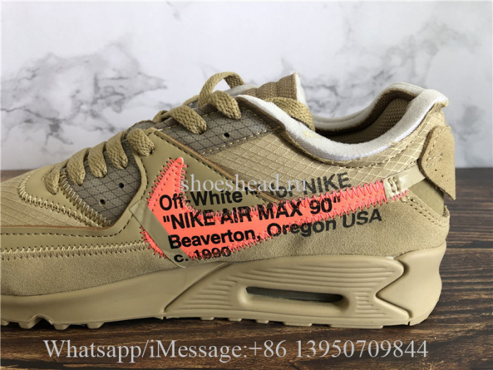 Off-White x Nike Air Max 90 Desert Ore