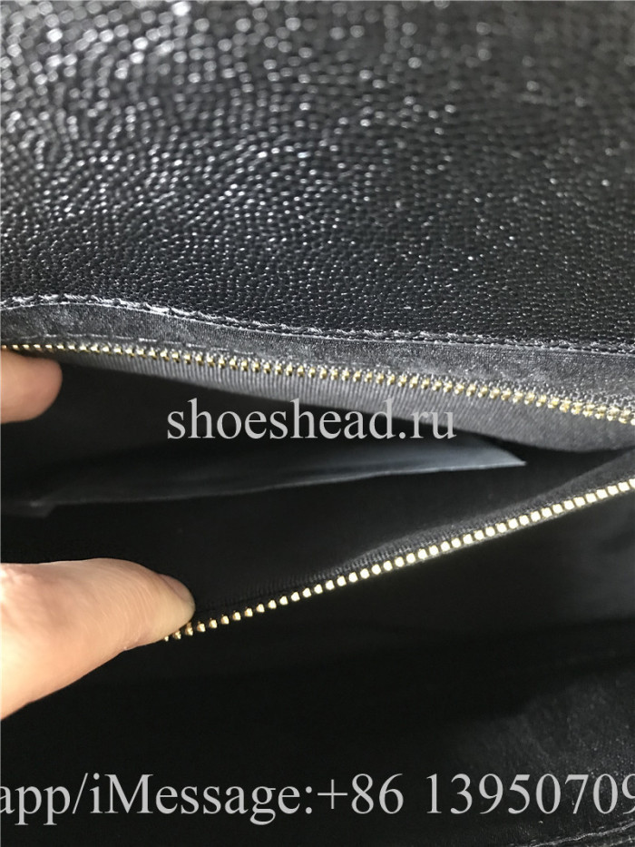 Saint Laurent Monogram Bag With Golden YSL Logo