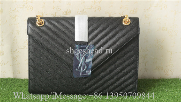 Saint Laurent Monogram Bag With Golden YSL Logo