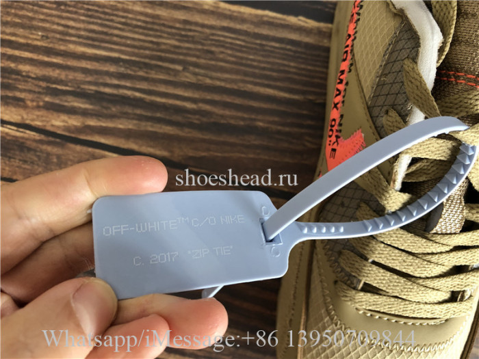 Off-White x Nike Air Max 90 Desert Ore