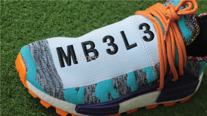 PW x Adidas NMD Hu Tr Solar Pack Orange