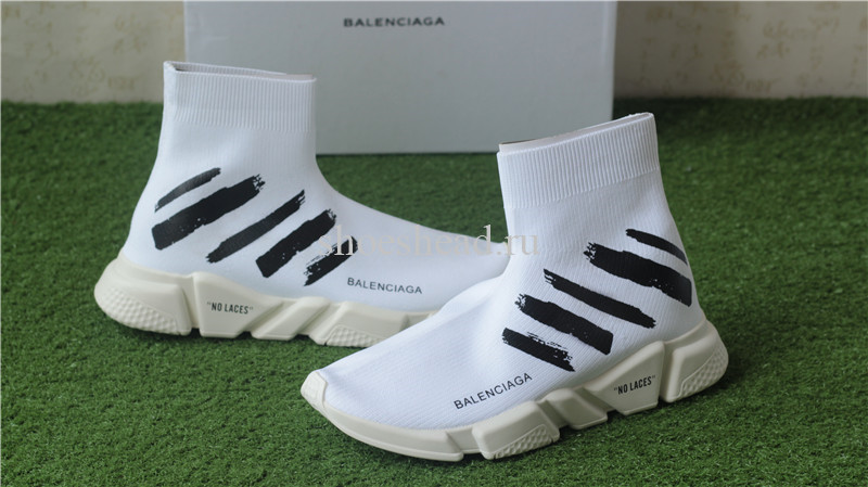 x Balenciaga Speed Trainer Sock White 