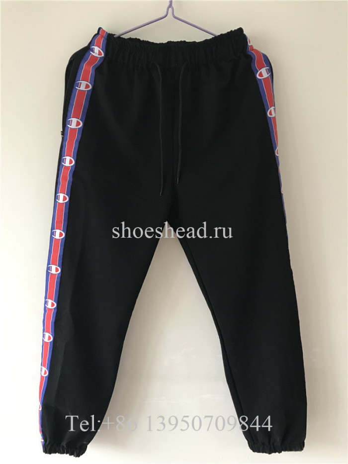 Vetements x Champion Black Track Pants