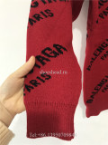 Balenciaga Red Sweatershirt