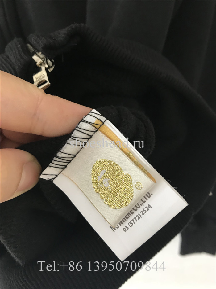 A Bape Bathing Shark Black Hoodie