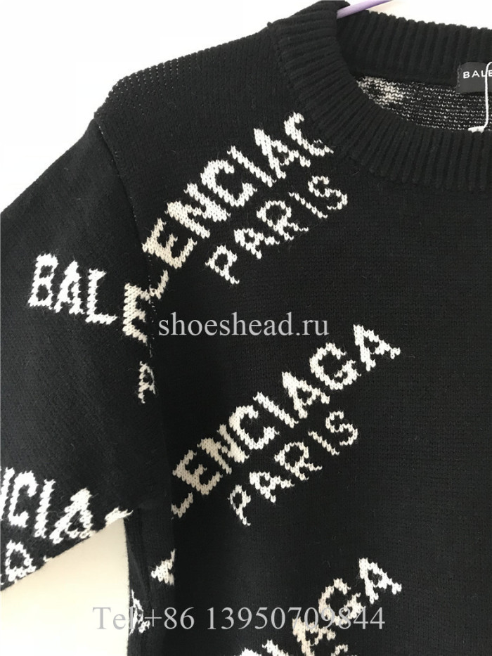 Balenciaga Black Sweatshirt