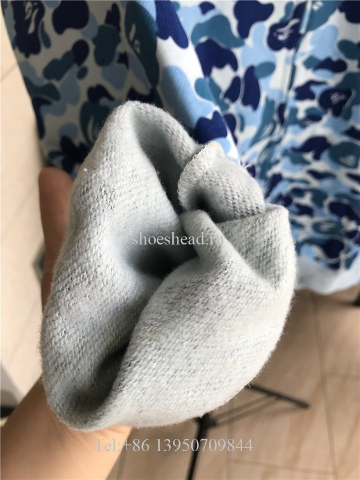 A Bathing Bape Shark Navy Blue Hoodie