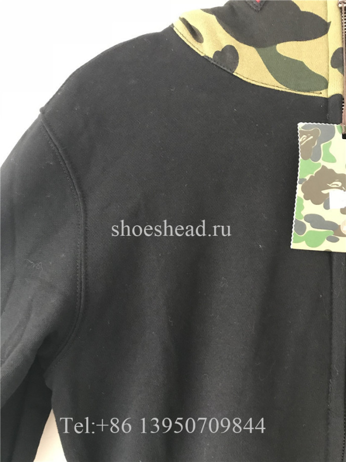 A Bape Bathing Shark Black Hoodie