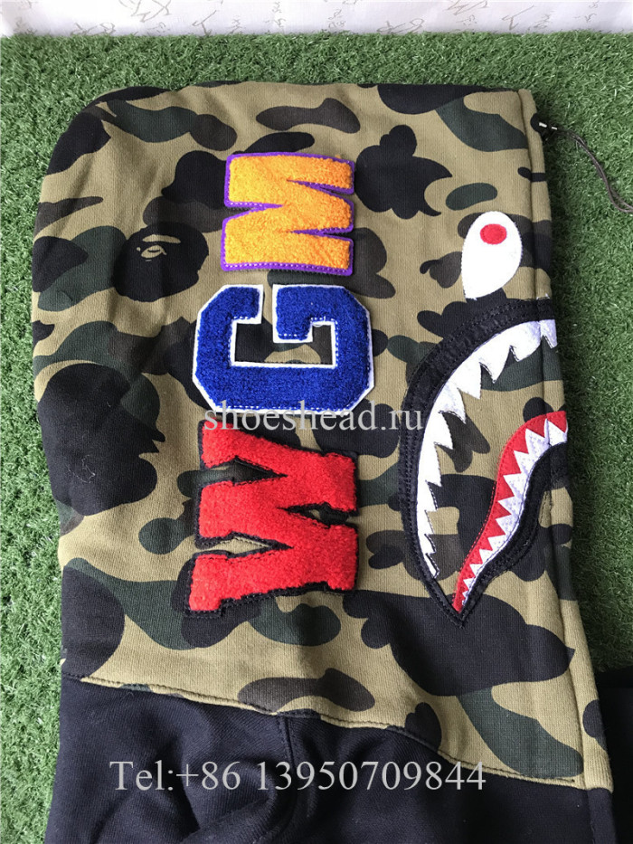 A Bape Bathing Shark Black Hoodie