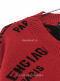 Balenciaga Red Sweatershirt