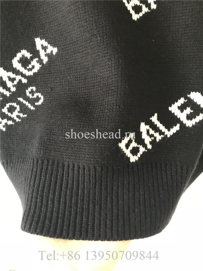 Balenciaga Black Sweatshirt
