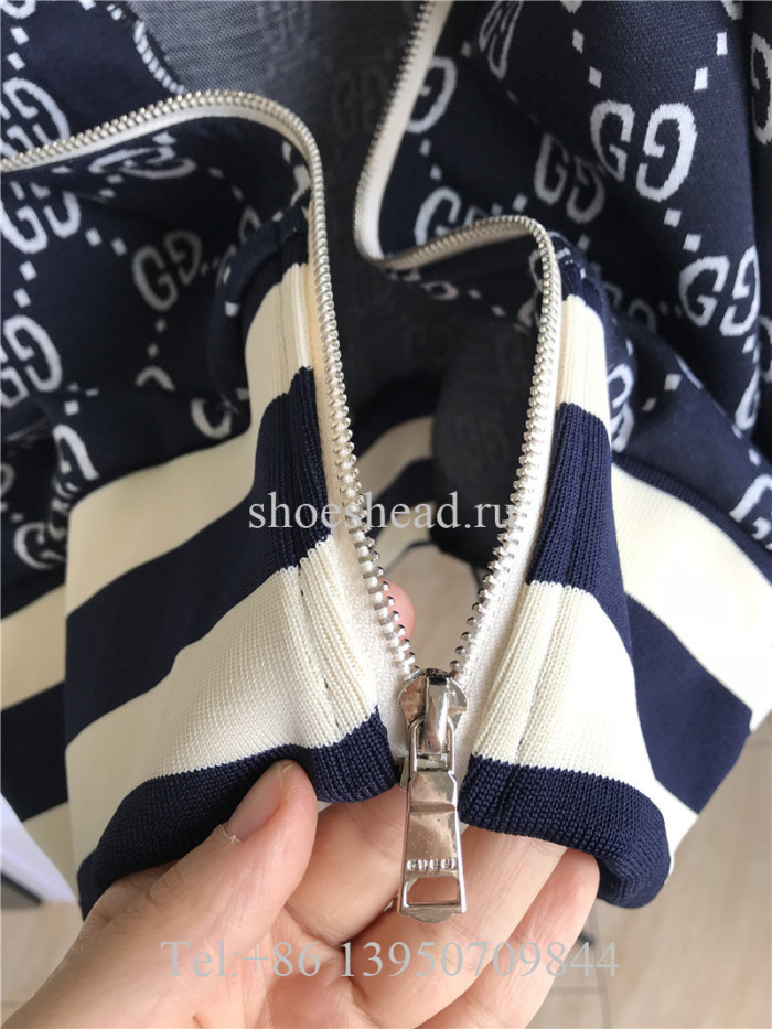 A Set Of Gucci Blue Hoodie Suit & Pants