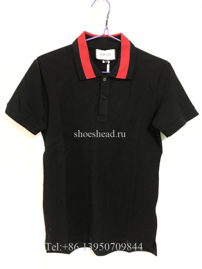 Gucci Garden Wolf Black Polos