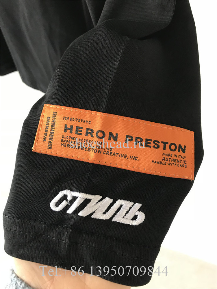 Heron Preston Long Sleeve CTNMB Turtle Neck Tee