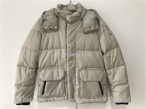 Moncler Grey Down Glacier Jacket