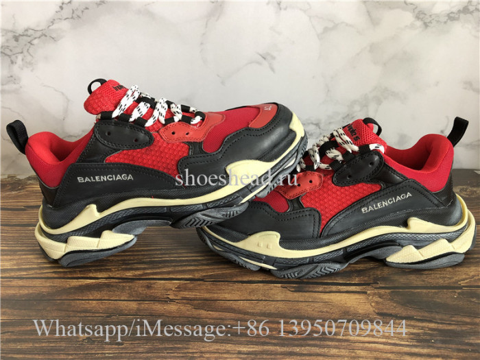 Balenciaga Fall Winter Washed Old Show Triple S Sneaker Breds