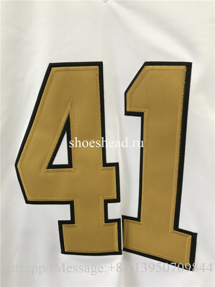 41 Alvin Kamara Limited White Rush Vapor Untouchable NFL Jersey