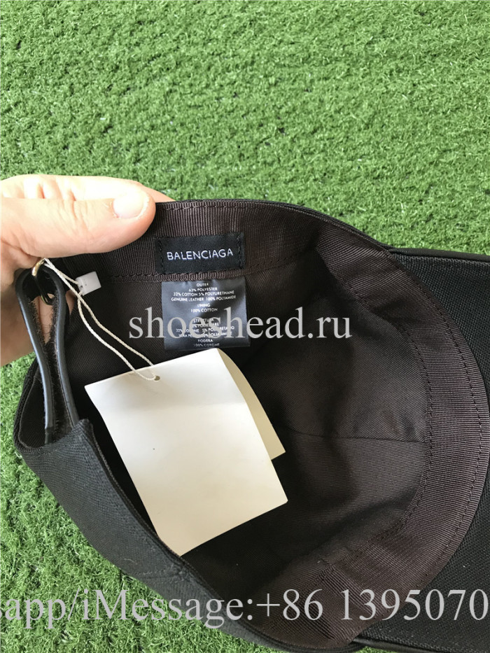 Balenciaga BB Black Cap
