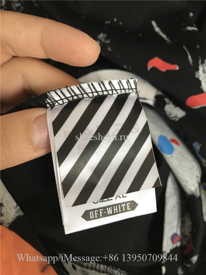 Off White 17FW Industrial OW Galaxy Tshirt