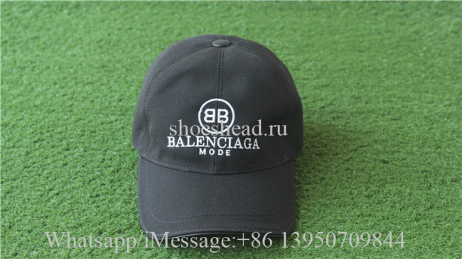 Balenciaga BB Black Cap