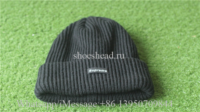 Supreme Black Sweater Hat