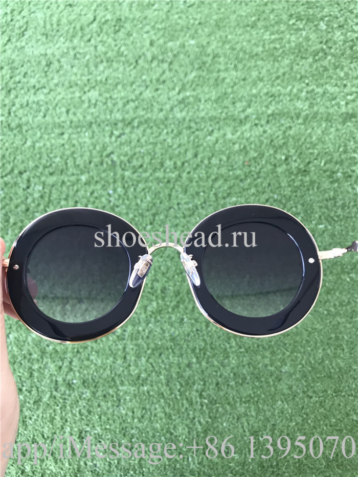 Gucci Round Frame Metal Sunglasses