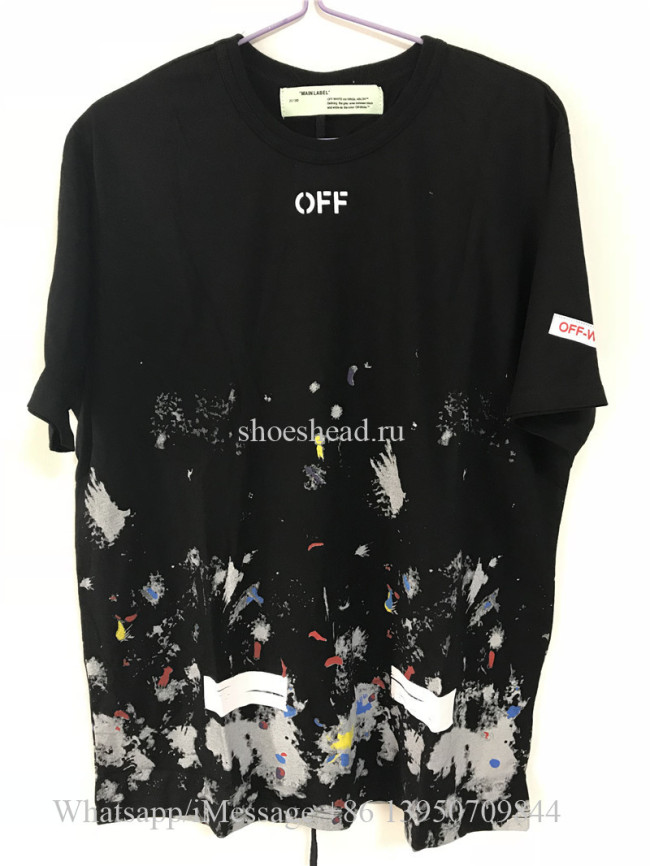 Off White 17FW Industrial OW Galaxy Tshirt