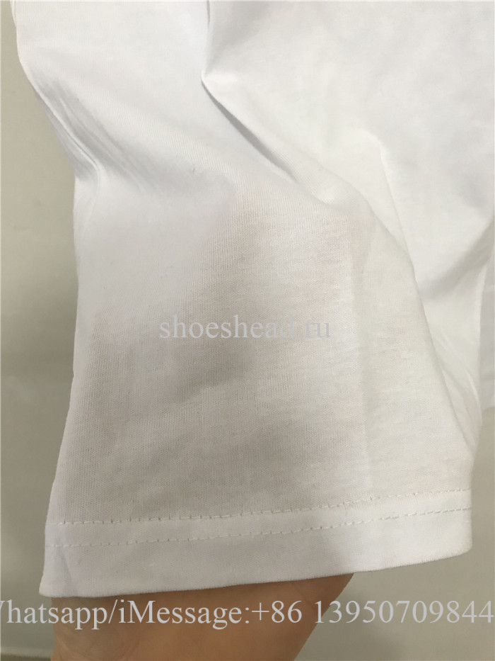 Supreme White Tshirt With Bape Box Logo