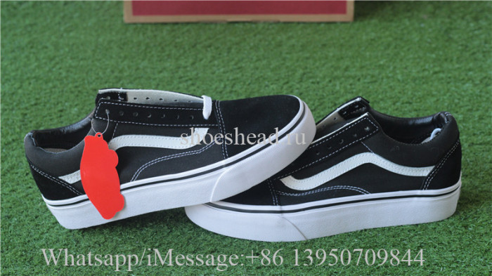 Vans Old Skool Platfor Trainer Black White