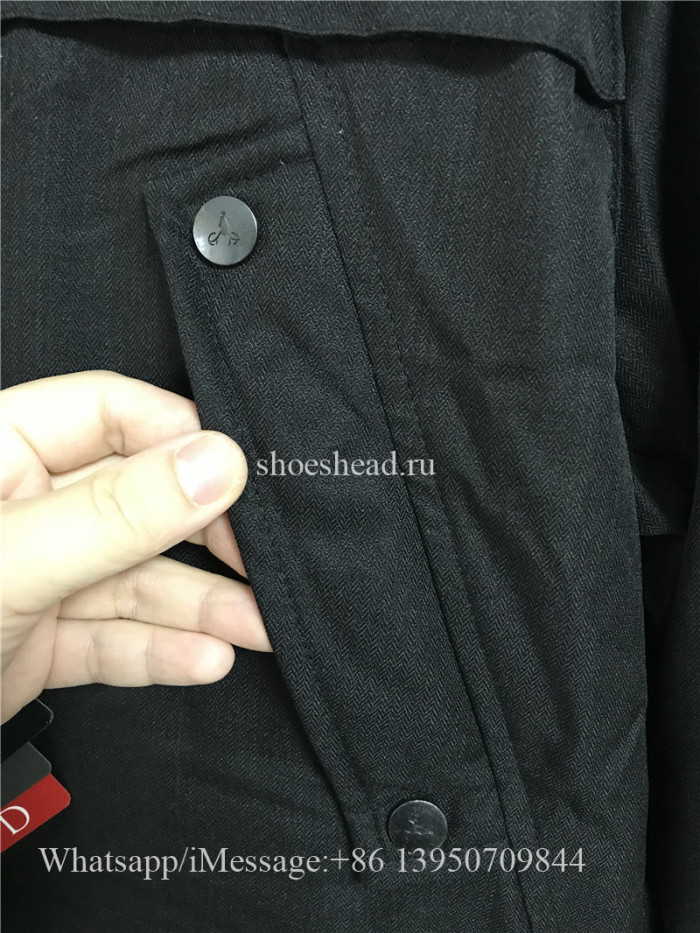 Nobis Canada White Duck Down Jacket Black