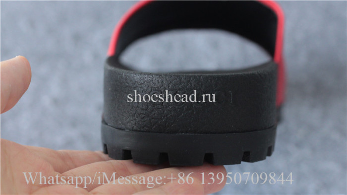 Gucci Red Black Slide