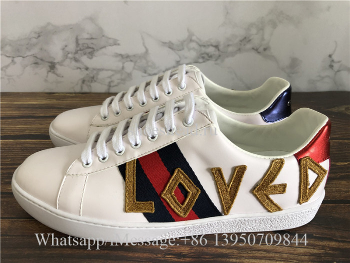 Gucci Ace Embroidered Low Top Sneaker Loved