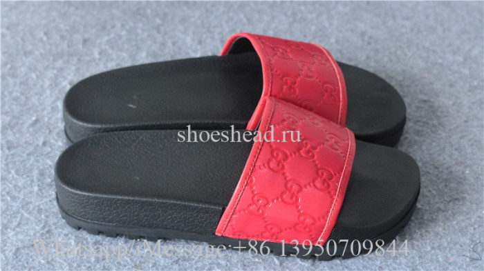 Gucci Red Black Slide