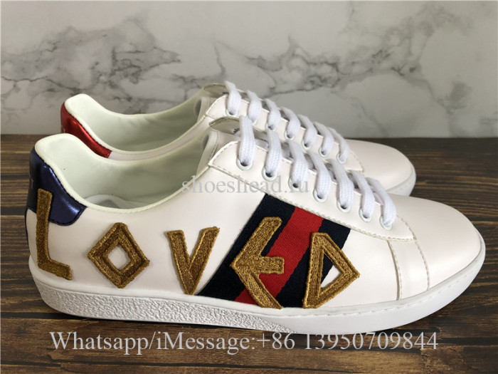 Gucci Ace Embroidered Low Top Sneaker Loved