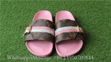 Louis Vuitton Pink Women Slides