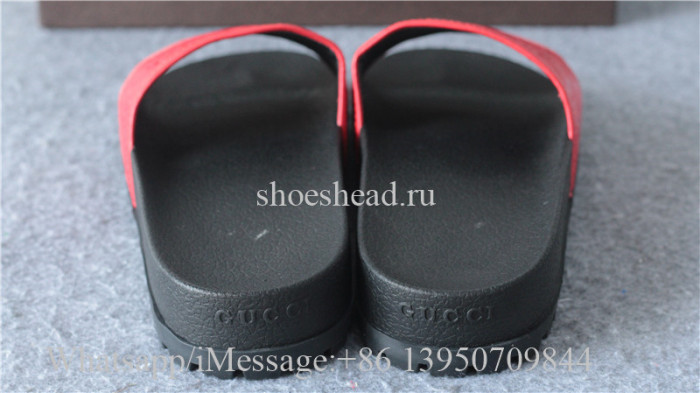 Gucci Red Black Slide