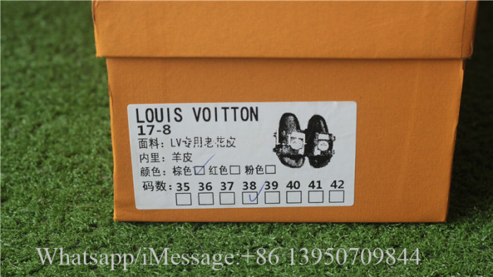 Louis Vuitton Flamingo Lipstick Flat Sandals