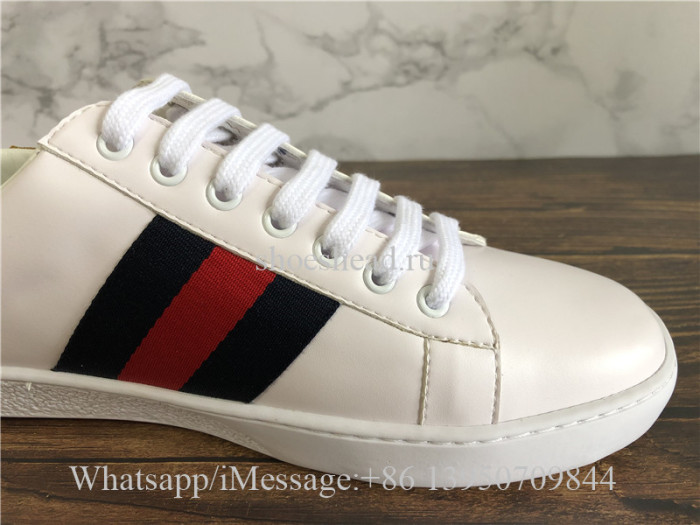 Gucci Ace Embroidered Low Top Sneaker Loved