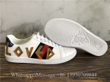 Gucci Ace Embroidered Low Top Sneaker Loved