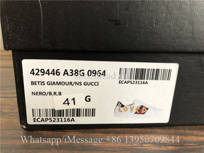 Gucci Ace Embroidered Low Top Sneaker Loved