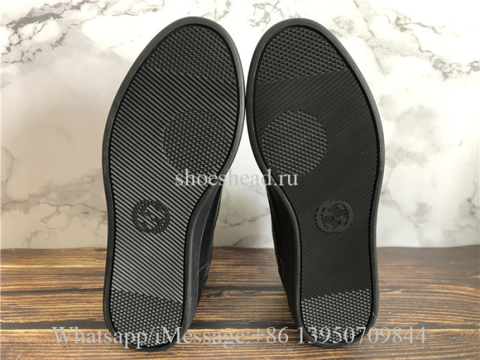 Gucci GG Supreme High-Top Sneaker Black