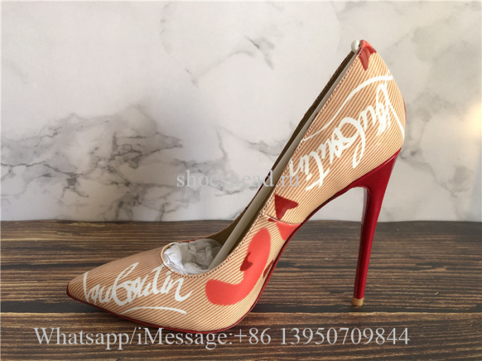 Christian Louboutin So Kate Loubi Kraft 120 PVC Pump High Heels