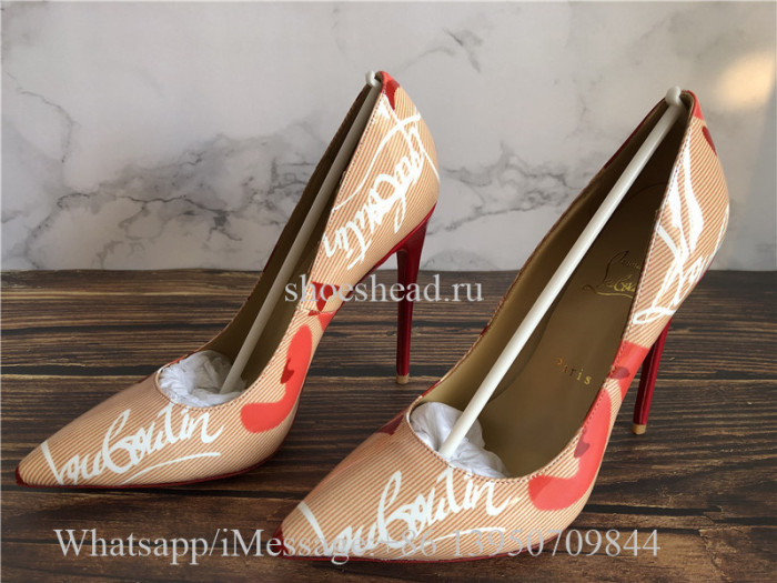 Christian Louboutin So Kate Loubi Kraft 120 PVC Pump High Heels
