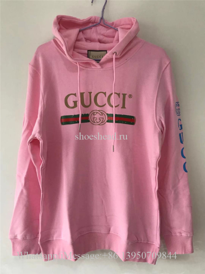 Gucci Pink Cotton Hoodie