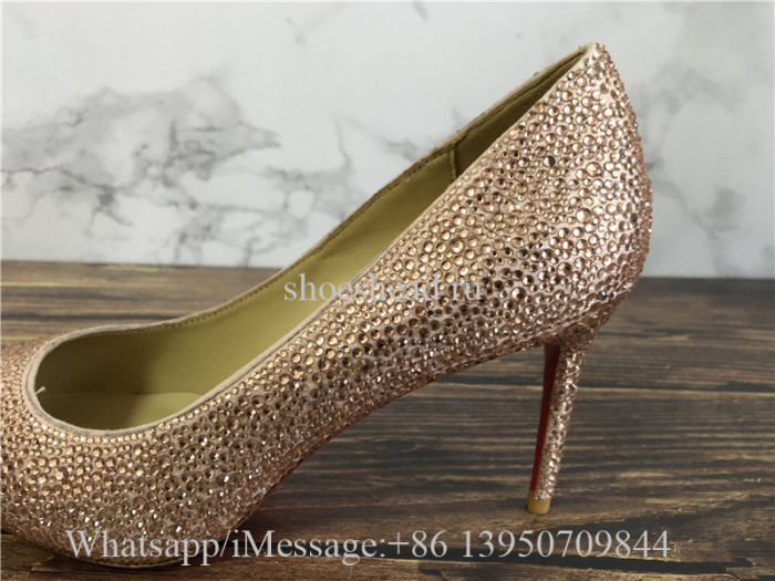 Christian Louboutin 554 Strass 85mm Heels